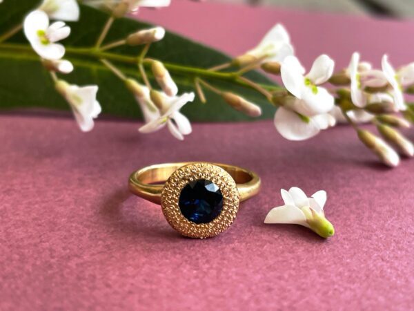 Inverell Sapphire Texture Ring